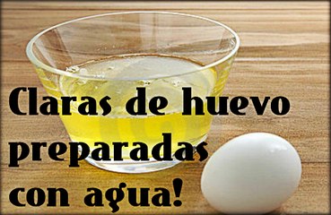 Claras de Huevo Cocinadas en Agua