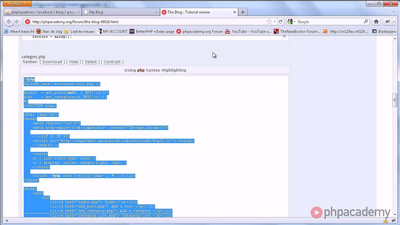 PHP Tutorials_ Creating a Blog (Part 10_11)