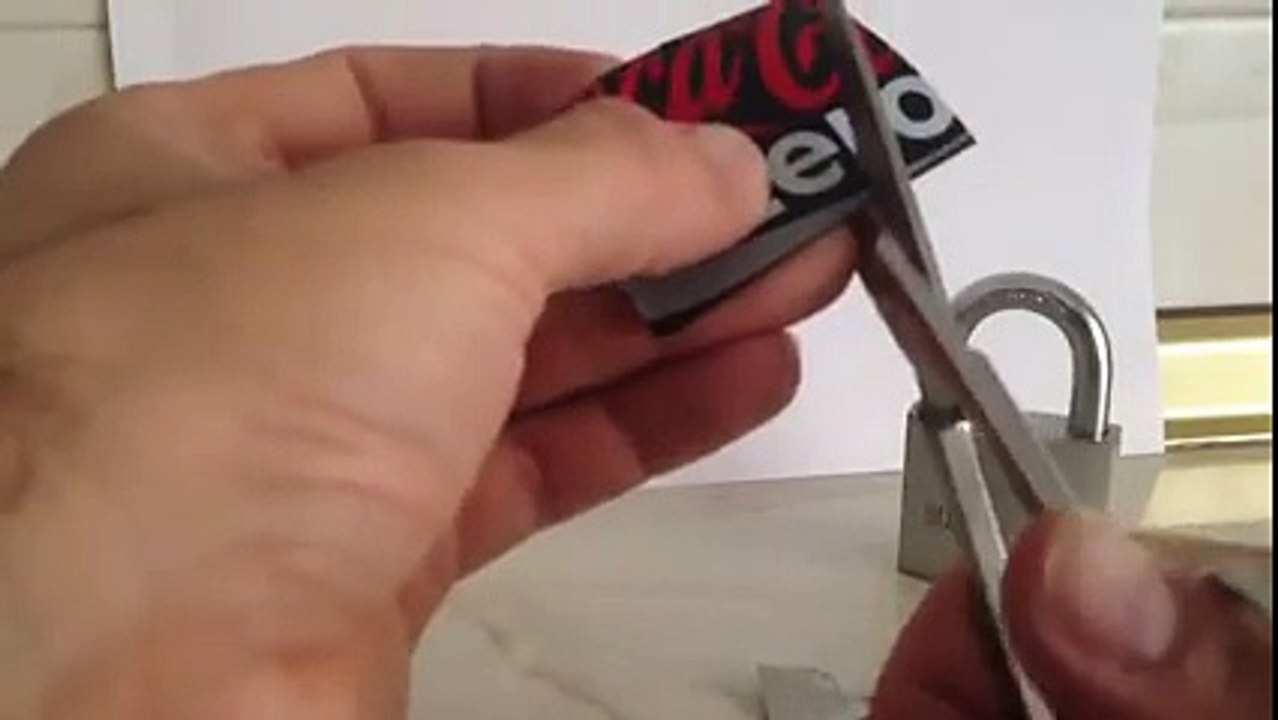 Como abrir un candado sin llave