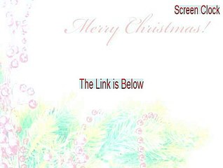 Screen Clock Download [Instant Download]