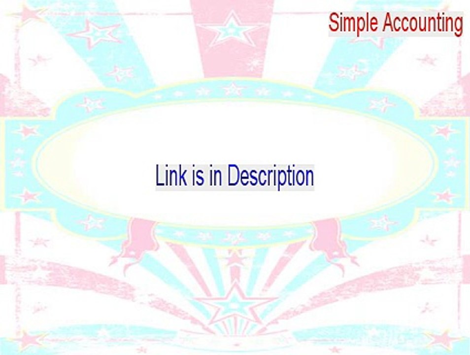 Simple Accounting Download (Legit Download)