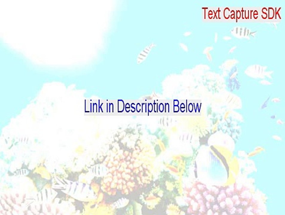 Text Capture SDK Full (Download Now)