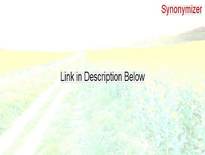 Synonymizer Crack - synonymizer english