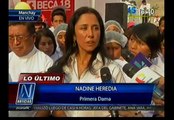 Nadine Heredia acusa a medios de presionar a fiscal que la investiga