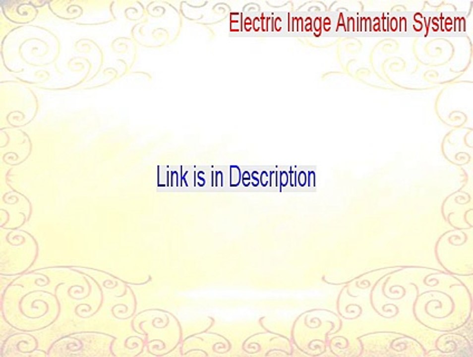 Electric Image Animation System Download (electric image animation system 7.0.1 2015)