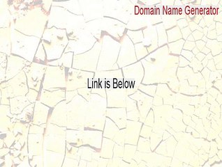 Domain Name Generator Crack (Download Now)