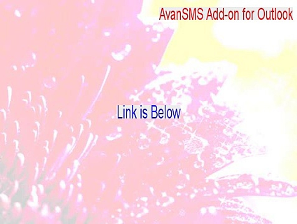 AvanSMS Add-on for Outlook Keygen - AvanSMS Add-on for Outlook (2015)