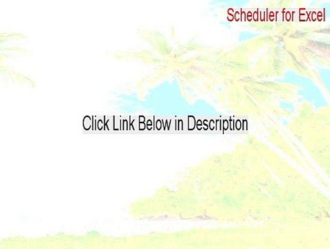 Scheduler for Excel Keygen (Download Now)