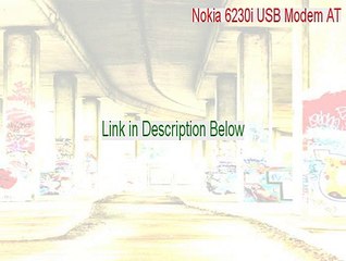 Nokia 6230i USB Modem AT Download [Download Here]