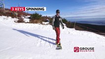 3 Keys for Spinning on a Snowboard - Beginner Snowboarding Tricks