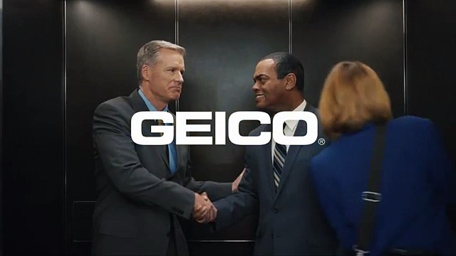 The Martin Agency pour Geico - assurance automobile, «Unskippable» - mars 2015 - elevator