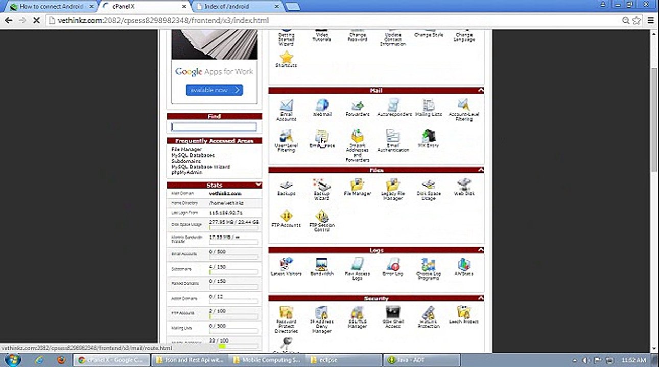 Connect your android application with web host-Android mobile application development tutorial-1