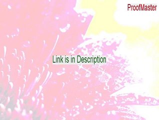 ProofMaster Keygen (Download Here 2015)