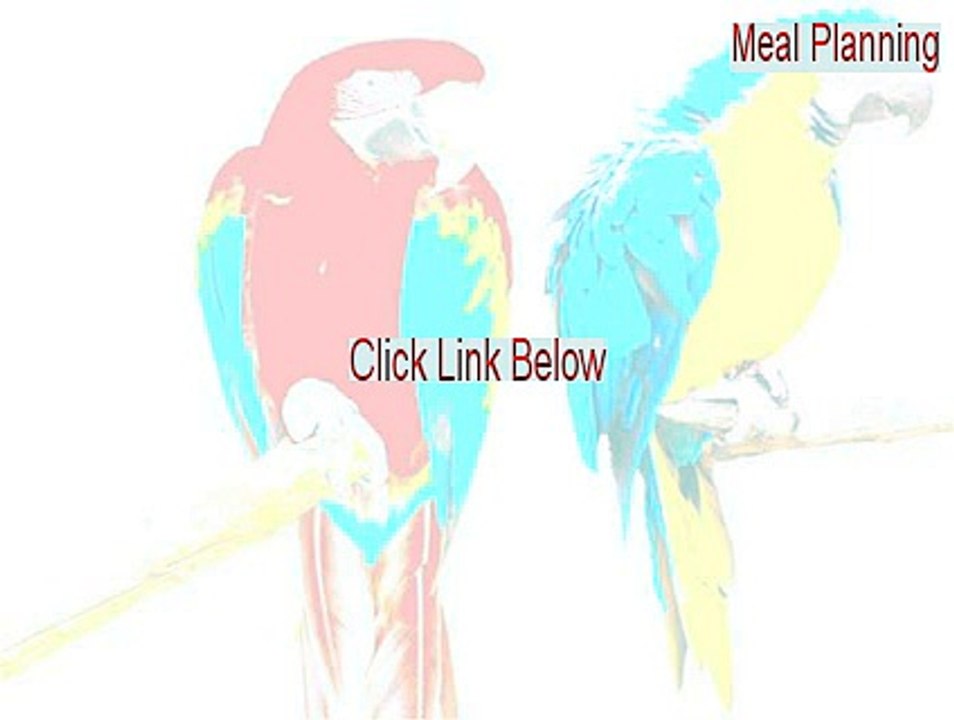 Meal Planning Free Download (Download Here)