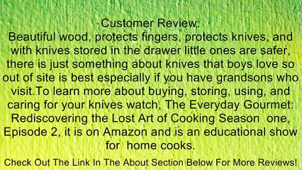 Bellemain Bamboo Drawer Knife Organizer Review