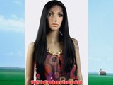 Tanya Lace Front Wig Long Wig 18 yaki straight Wig 100% Indian Remy Human Hair Wigs #1b Off
