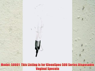 Welch Allyn KleenSpec 586 Series Disposable Vaginal Specula Medium (Model 58601)