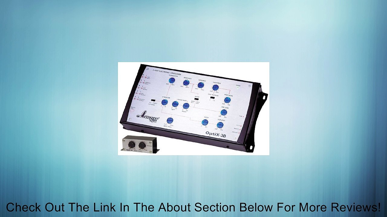 Lanzar OPTIX3B Optidrive 3 Way Electronic Crossover Network with Remote Bass Boost Level Control Review