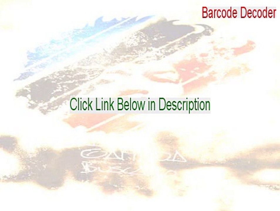 Barcode Decoder & Encoder Key Gen (Free Download 2015)