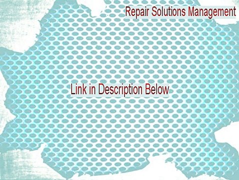 Repair Solutions Management Cracked - Repair Solutions Management [2015]