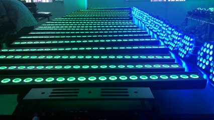 No Fan 24pcs 15W RGBWA 5in1 LED Bar for theater light