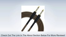 Kirlin Cable IWB-201BSG-10/BW - 10 feet - 1/4-Inch Straight Premium Plus Instrument Cable Brown Black Tweed Woven Jacket Review