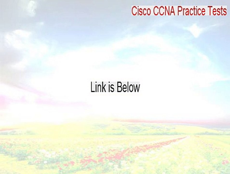 Cisco CCNA Practice Tests Download Free (Legit Download)