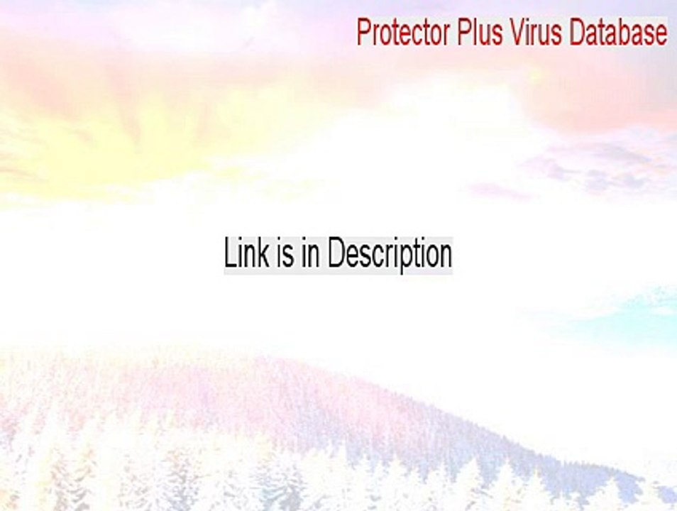 Protector Plus Virus Database Full - Free Download