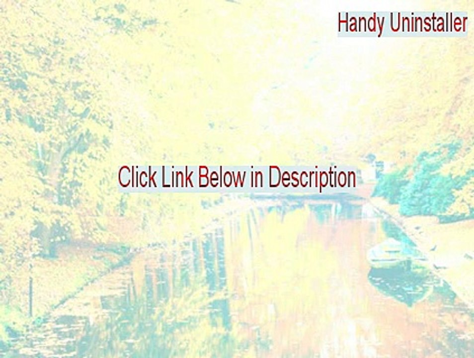 Handy Uninstaller Free Download (Instant Download)