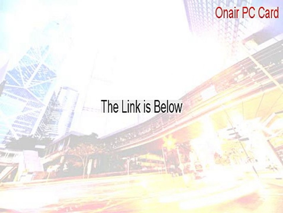 Onair PC Card (INT) Full Download - Download Here (2015)