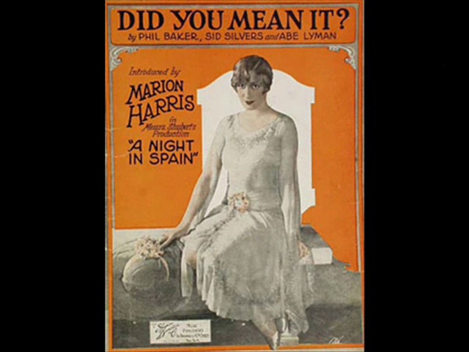 Beale St Blues-Marion Harris-1921