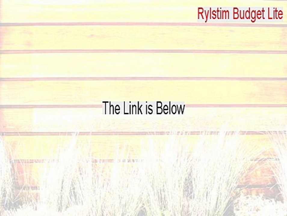 Rylstim Budget Lite Full Download - Legit Download [2015]
