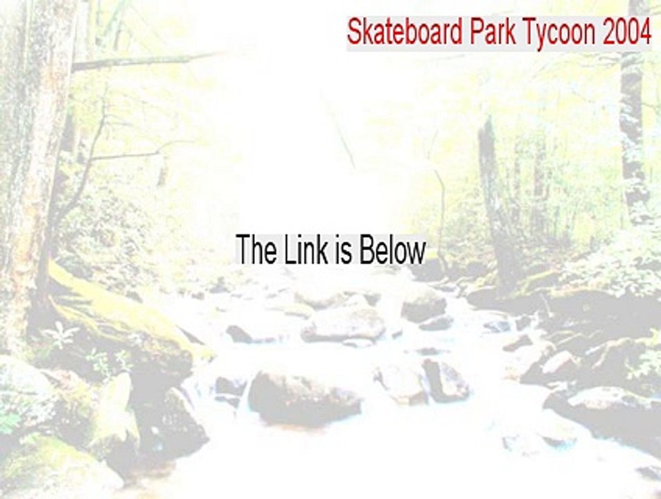 Skateboard Park Tycoon 2004: Back in the USA Download - Download Now 2015