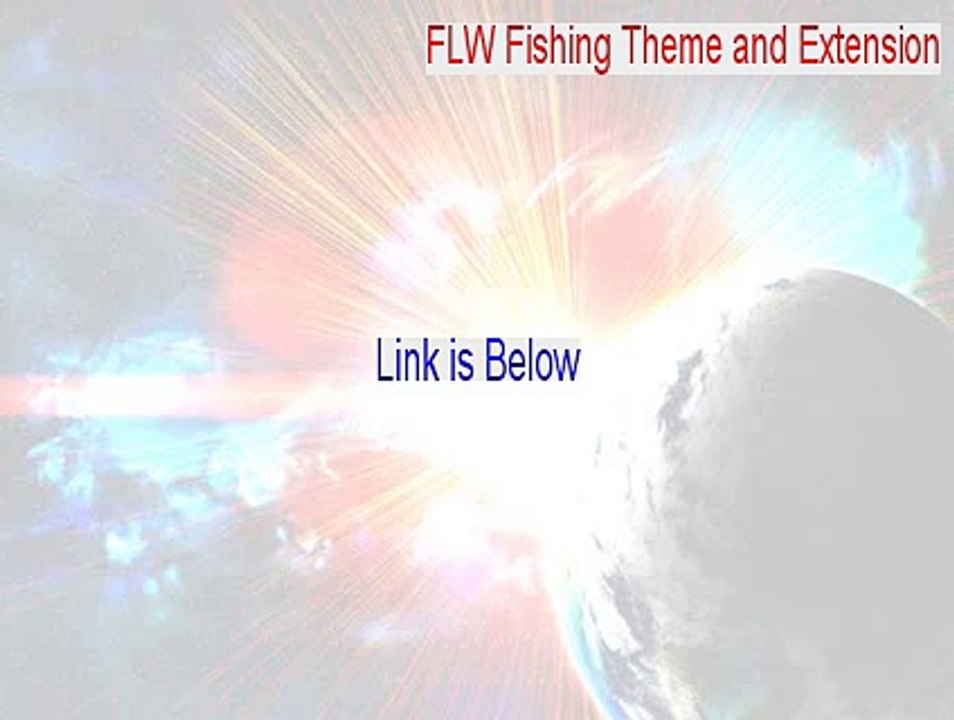 FLW Fishing Theme and Extension Full [Instant Download 2015]