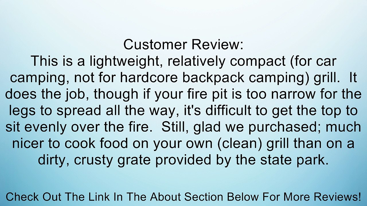 Deluxe Camp Grill Review