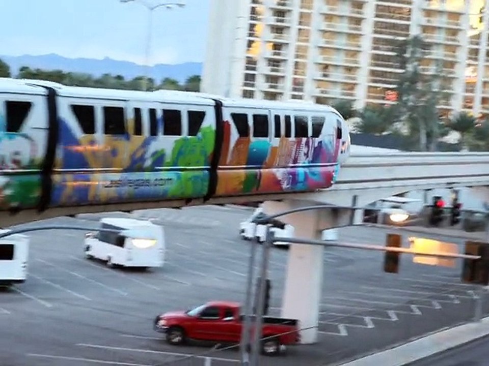 The Las Vegas Monorail.