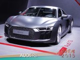 Audi R8 en direct du salon de Genève 2015
