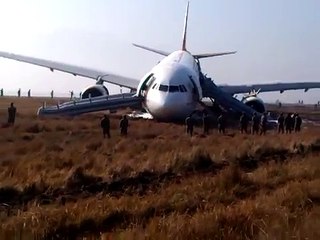Turkey Airlines has got an accident while landing at Kathmandu airpor.