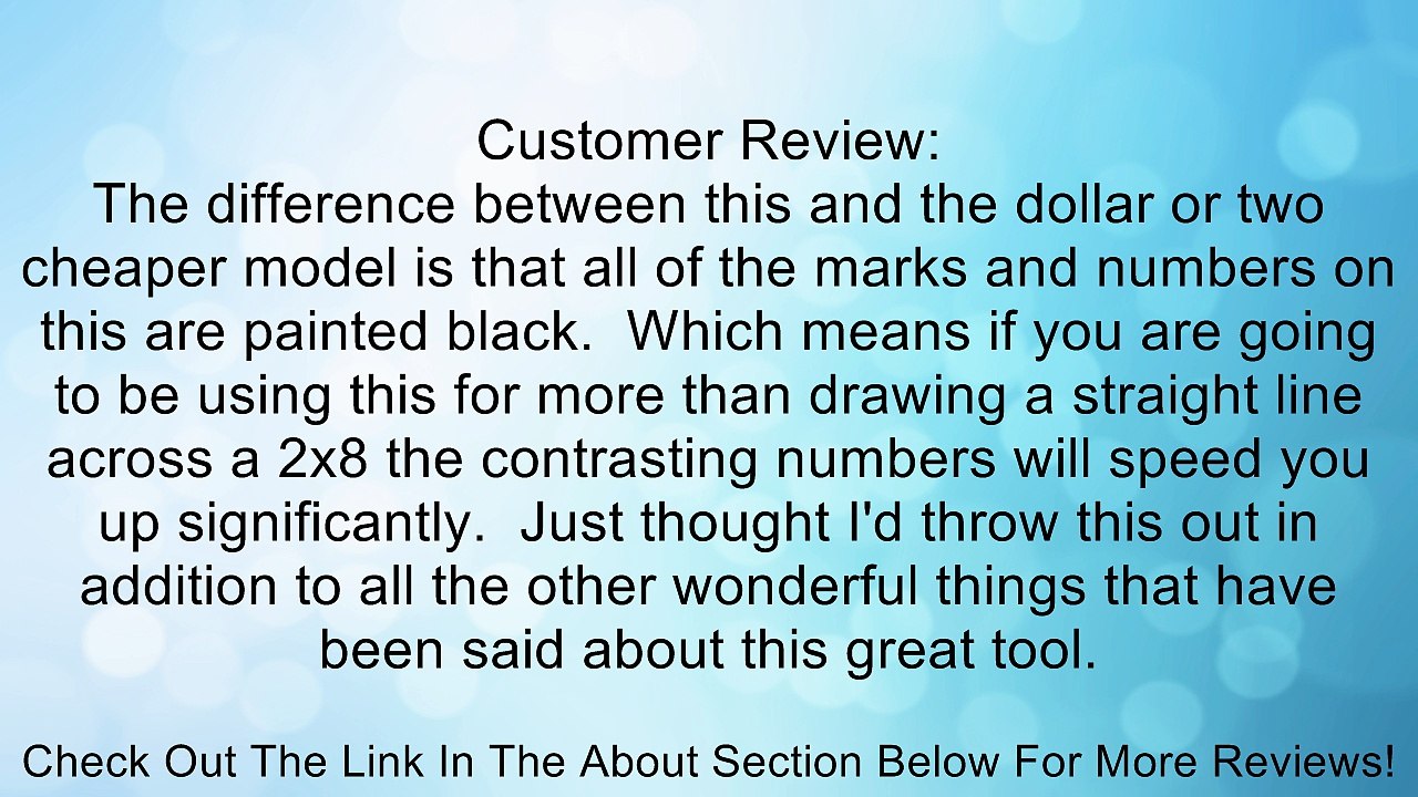 SWANSON TOOL CO INC S0101 Swanson Speed Square 2 Pack Review