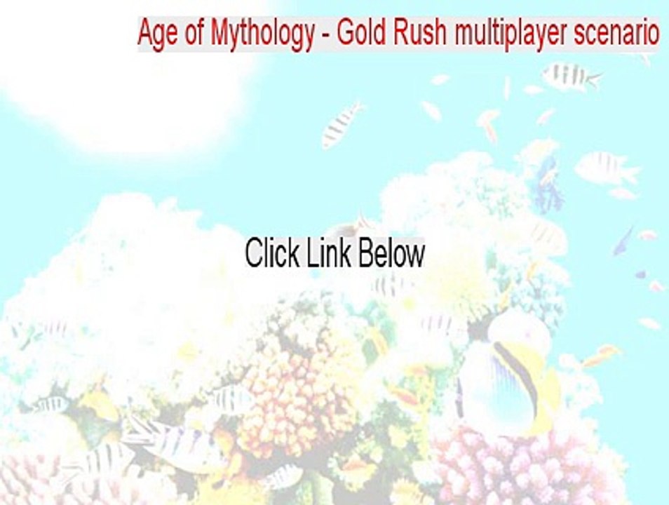 Age of Mythology - Gold Rush multiplayer scenario Cracked - Free Download