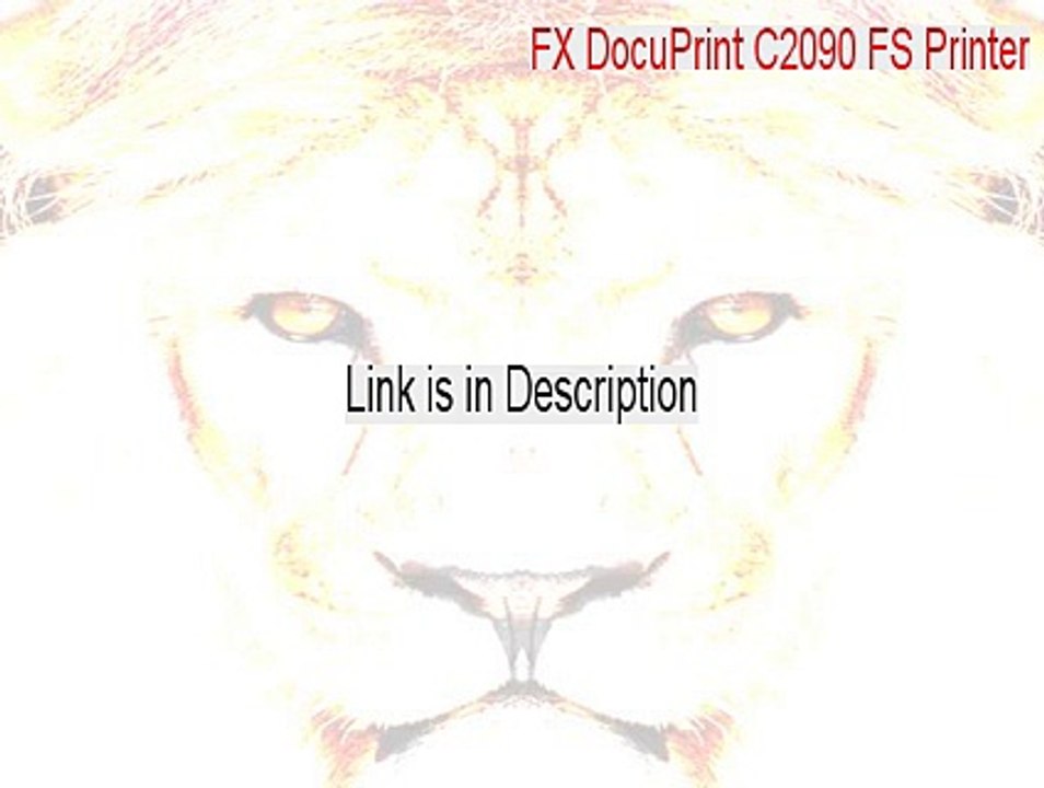 FX DocuPrint C2090 FS Printer Download Free (Free Download 2015)