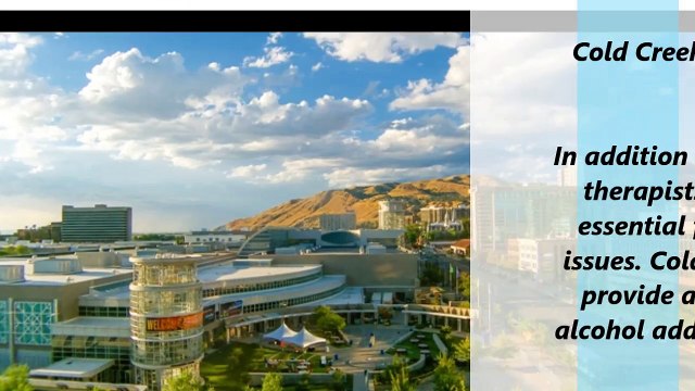Cold Creek Behavioral Health Salt Lake Addiction Treatment Center