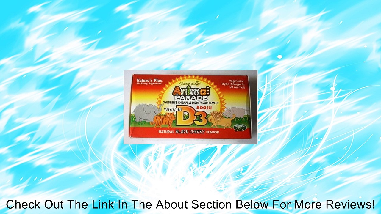 Animal Parade Vitamin D3 Black Cherry 90 Chwbls Review