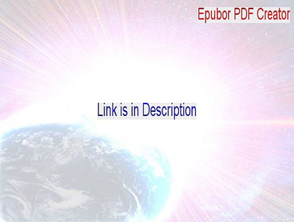Epubor PDF Creator Cracked [Instant Download 2015]
