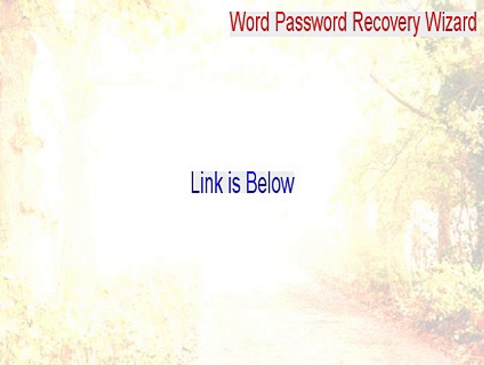 Word Password Recovery Wizard Keygen (word password recovery wizard 2.1.2)