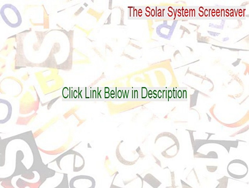 The Solar System Screensaver Full - Instant Download
