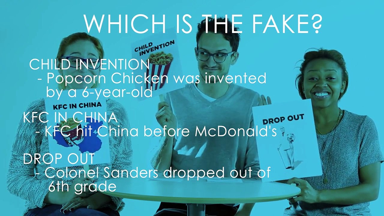 2 Facts & A Fake: Fast Food Facts