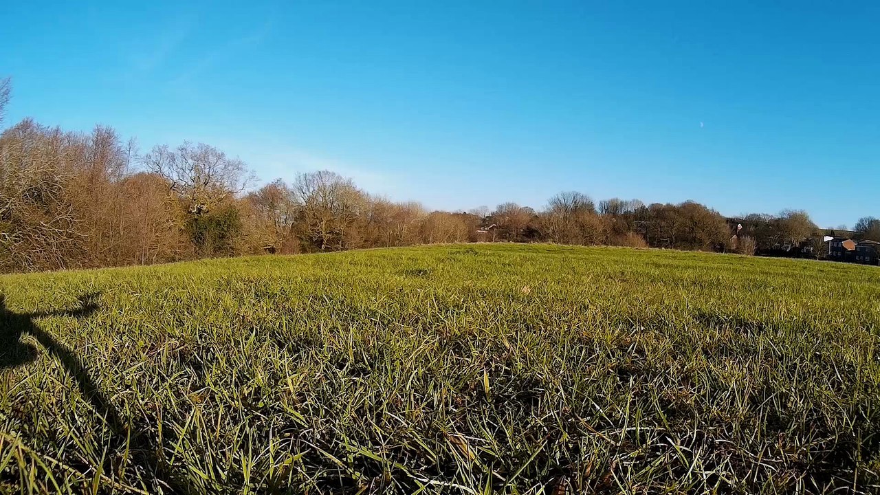 my first fpv with crash at end