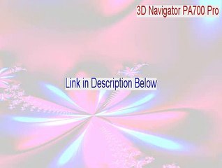 3D Navigator PA700 Pro Download (Instant Download 2015)