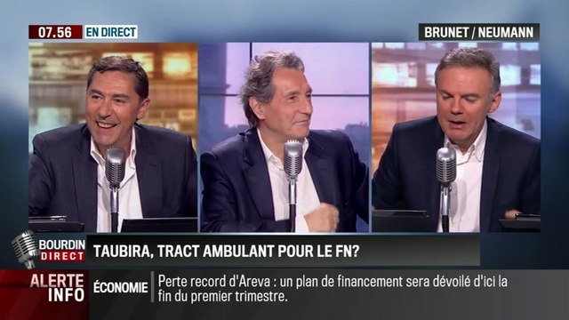 Brunet & Neumann : Christiane Taubira, tract ambulant pour le FN ? - 04/03